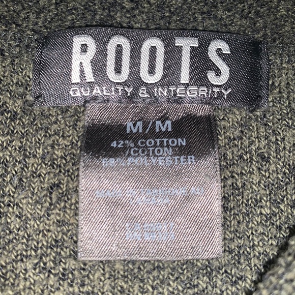 Roots Fleece Vneck Sweater - Picture 2 of 2